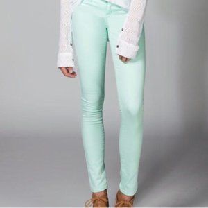 RSQ Mint Pale Pastel Green Miami Jegging Jeans 5R